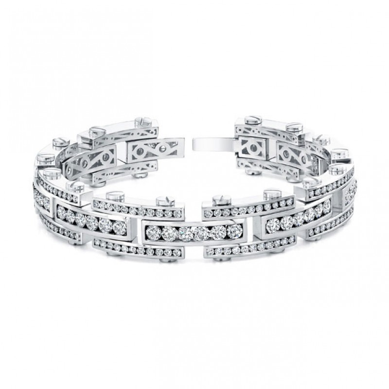 Diamond Bracelet in 18K White Gold